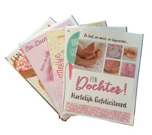 Dubbele kaarten Geboorte dochter