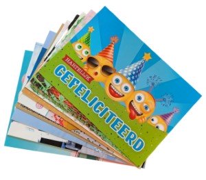 Kinderkaarten blanco/gefeliciteerd