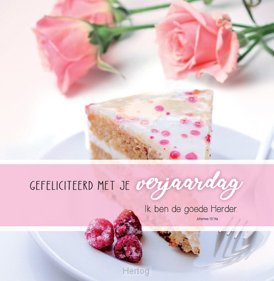 Gefeliciteerd met je verjaardag - wenskaart Bijbeltekst SV