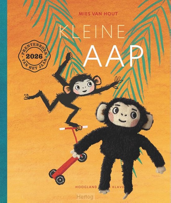 Kleine aap - met voorleesknuffel
